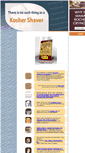 Mobile Screenshot of koshershaver.info